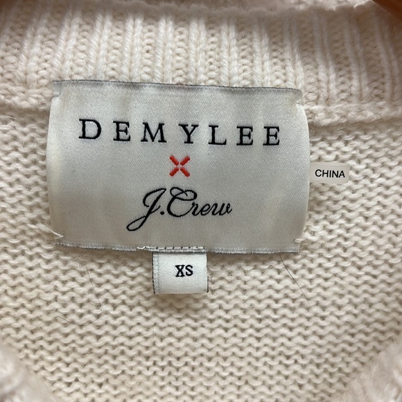 Demylee X J. Crew Fair aisle Wool Blend Sweater XS - Picture 3 of 5